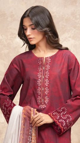 Royal Embroidery Lawn 3pc