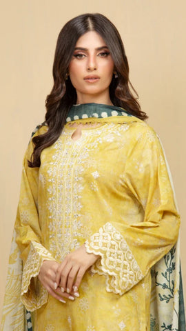 Royal Embroidery Lawn 3pc