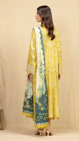 Royal Embroidery Lawn 3pc